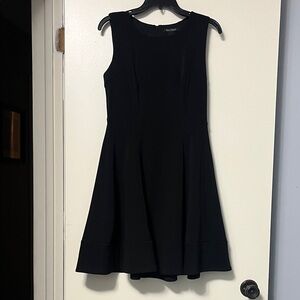 White House Black Market Black Sleeveless Midi Dress